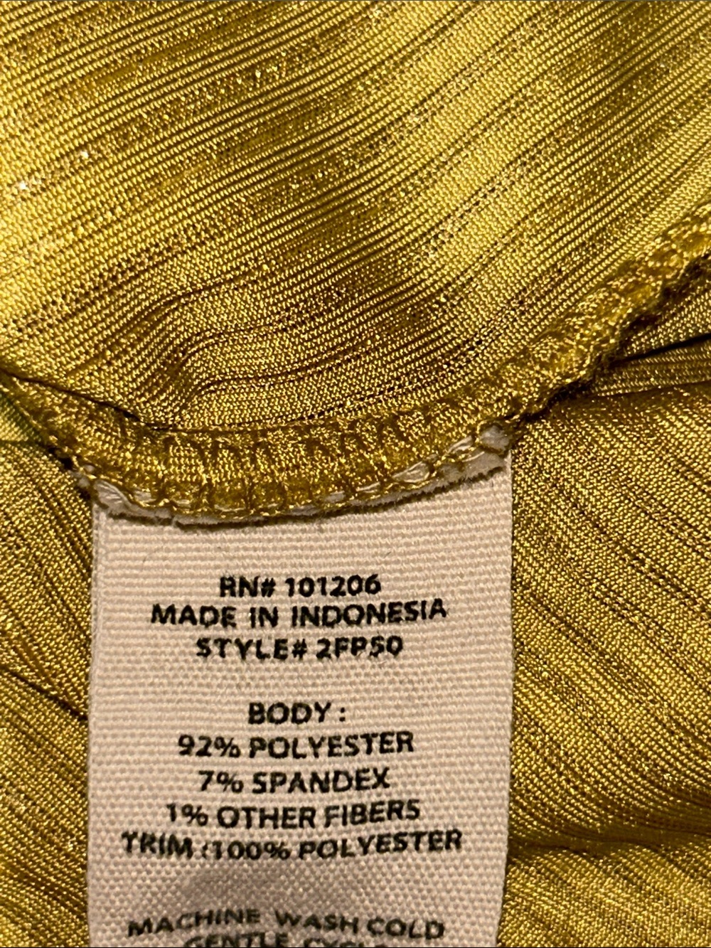 Soft Surroundings Gold Button-Front Blouse - Picture 6 of 7